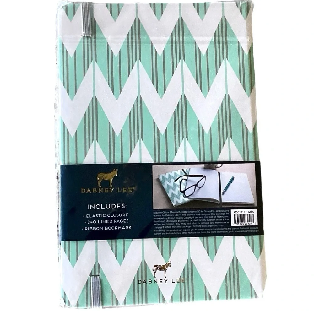 Dabney Lee Lined Journal 240 Pgs Hardcover Mint Plus 1 Mini Journal Both NEW